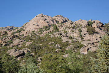 Rock Formations in the Pedriza; Madrid
