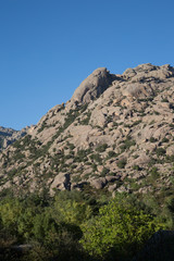 Fototapeta na wymiar View of Pedriza National Park; Madrid