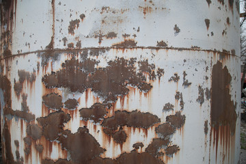 Rusty container, grunge, texture