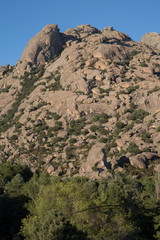 View in the Pedriza National Park; Madrid