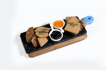 pate of poultry on the board