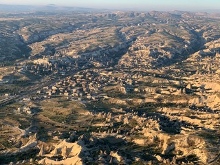 aerial view of the city