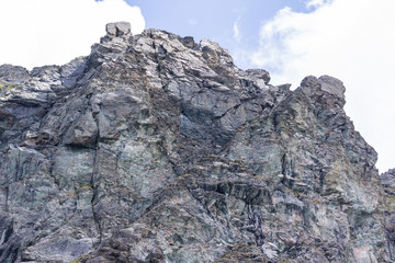 Trekking for the Vercoche lake in Valle D'Aosta, Italy