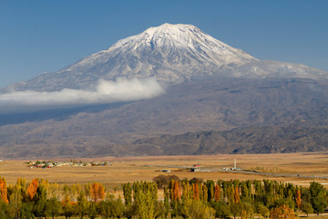 Mount Ararat in the Eastern Turkey
