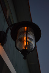 iluminación exterior nocturna, 