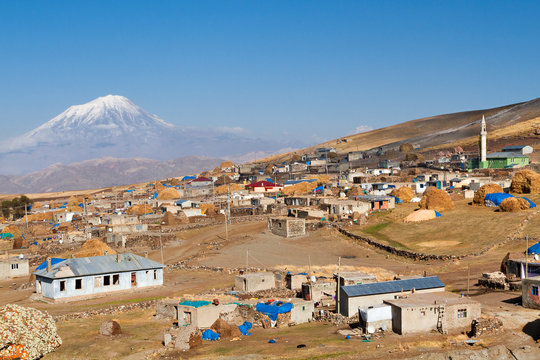 Ararat Mountain in the Eastern Turkey