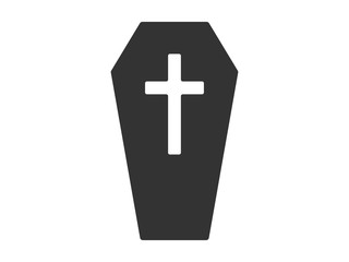 Obraz premium 棺桶のアイコンイラスト