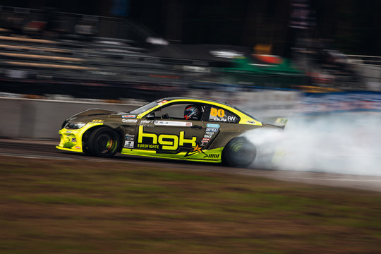 BMW M3 E92 Eurofighter in drift. 