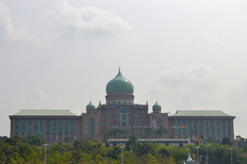 The Perdana Putra is a building in Putrajaya, Malaysia which houses the office complex of the Prime Minister of Malaysia