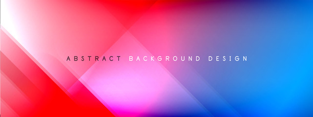 Motion concept neon shiny lines on liquid color gradients abstract backgrounds. Dynamic shadows and lights templates for text