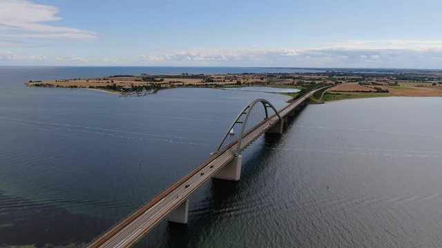 Br&uuml;cke &uuml;ber den Fehmarnsund an der Ostsee