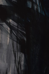 Fototapeta na wymiar black abstract background acrylic on canvas