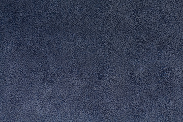 textura textil de toalla en color azul oscuro