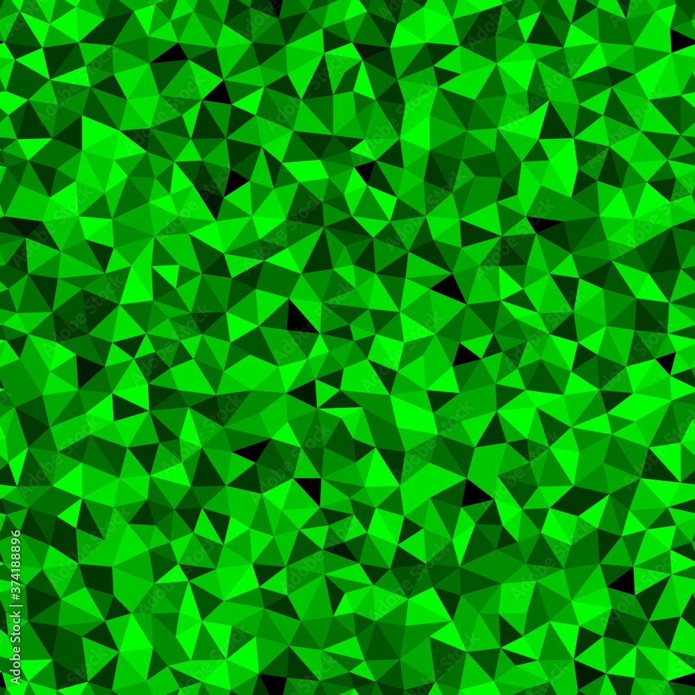 Canvas Prints abstract multicolor emerald green background. vector polygonal design