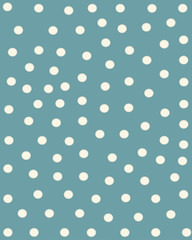 blue background with white dots