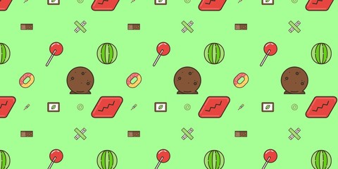 sweet green candy wallpaper
