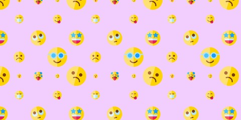 cute emoji background