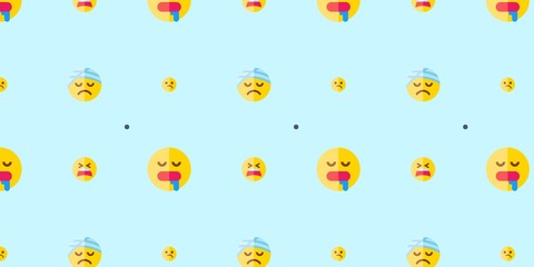 blue emoji wallpaper