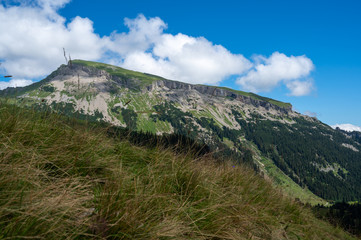 Fantastic hike on the Hohe Ifen in the Kleinwalsertal in the Allgau Alps.