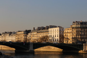 Fototapeta premium puente sobre el Sena, en Paris