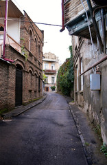 Old Unrestored Tbilisi Neighborhood