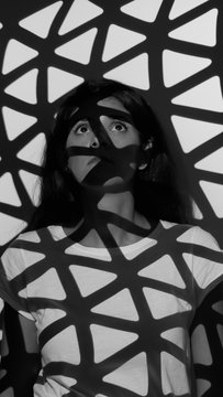 black and white image