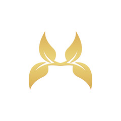 Gold leaf logo