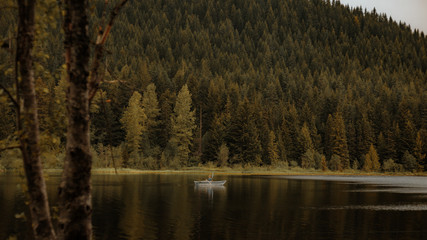 Fisherman, Trillium Lake, Oregon