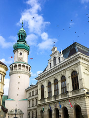 Obraz premium View of Sopron old town