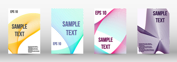 Geometric template with lines 