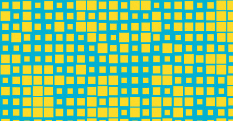 Abstract Color Halftone Dots generative art background illustration