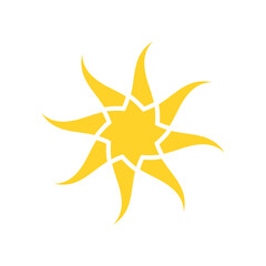 Sun icon illustration