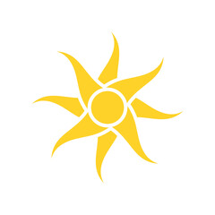 Sun icon illustration