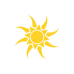 Sun icon illustration