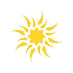 Sun icon illustration