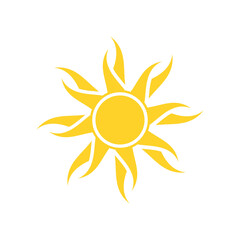 Sun icon illustration
