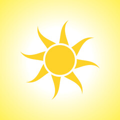 Sun icon illustration
