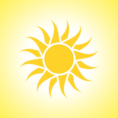 Sun icon illustration