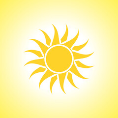 Sun icon illustration