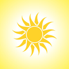 Sun icon illustration