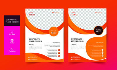 Corporate Brochure or flyer design vector template, Leaflet presentation, Modern Flyer Background, and Magazine, Poster Design