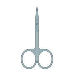 nail scissors without background