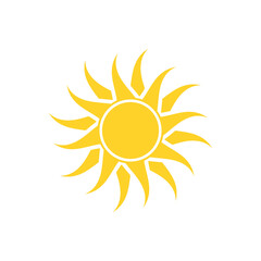 Fototapeta na wymiar Sun icon illustration