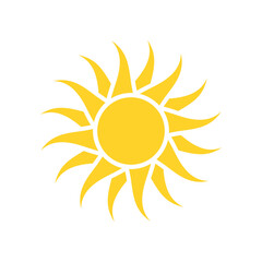 Sun icon illustration