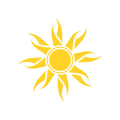 Sun icon illustration
