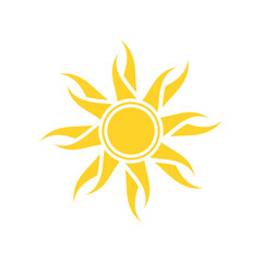 Sun icon illustration