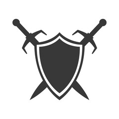 Shield and sword symbol