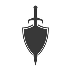 Shield and sword symbol