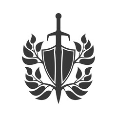 Shield and sword symbol