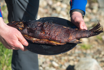 appetizing smocked fish from the smokehouse